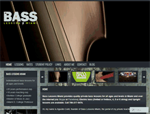 Tablet Screenshot of basslessonsmiami.com